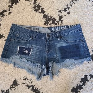 Volcom Denim Patchwork shorts 27